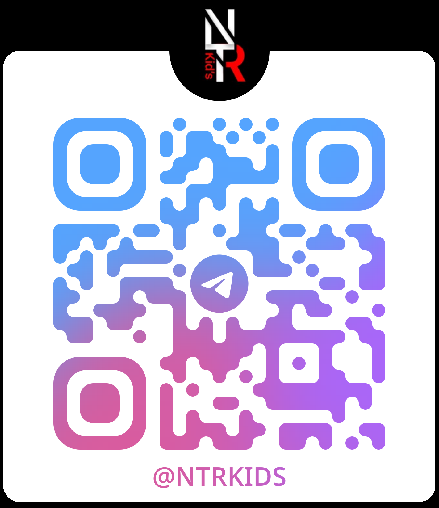 QR код для Telegram